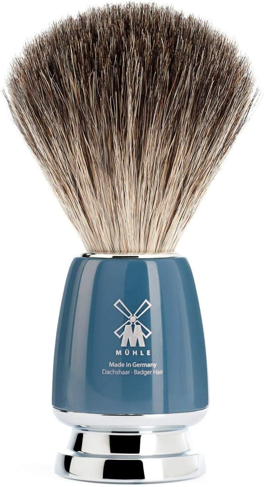 Mühle Pure Badger Shaving Brush (Petrol Blue) : Beauty & Personal Care