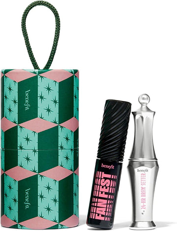 Benefit Lash & Brow Bells Duo - Mini Fan Fest mascara & 24-hr brow setter (Worth £27)