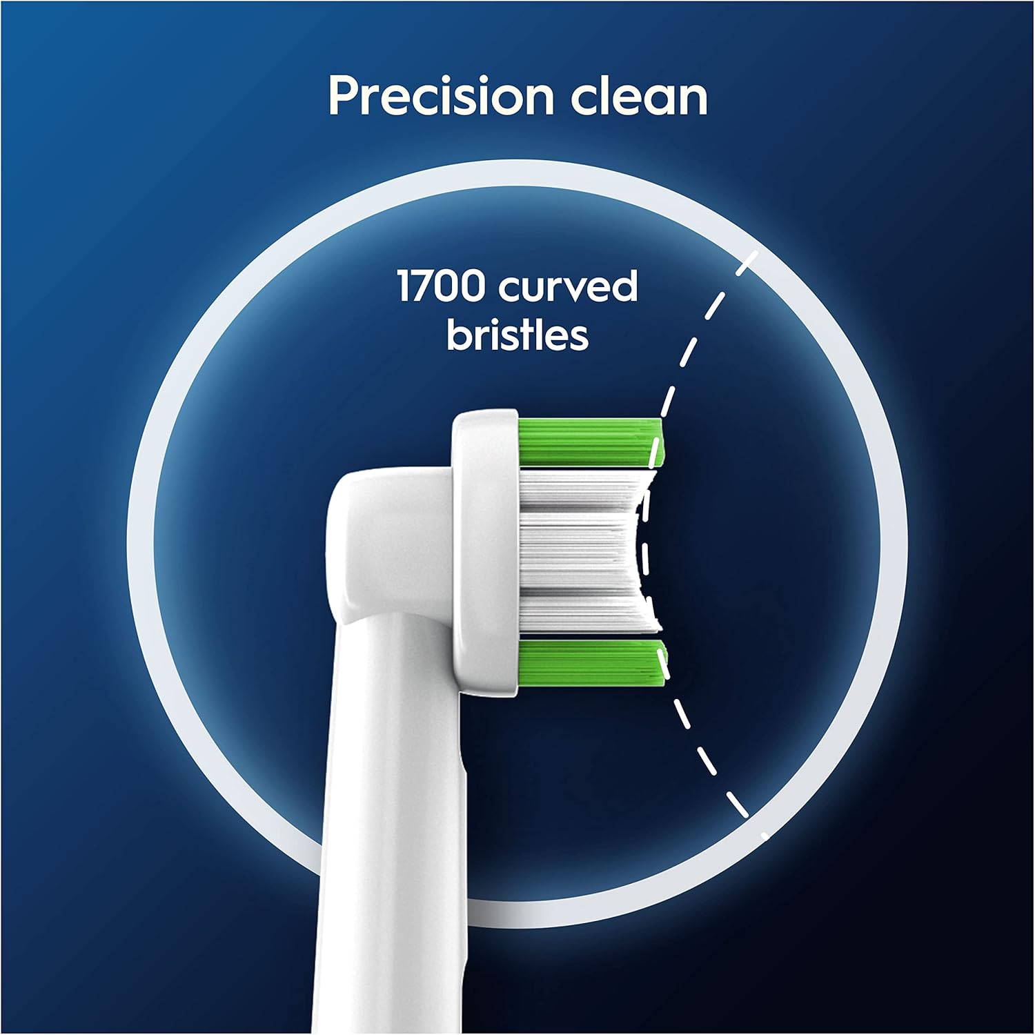 Oral-B Pro Precision Clean Electric Toothbrush Head, X-Shape And Angled Bristles for Deeper Plaque Removal, Pack of 8 Toothbrush Heads, White : Amazon.co.uk: Health & Personal Care