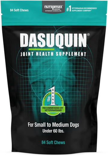 Nutramax Laboratories Dasuquin Joint Health Supplement For Small To Medium Dogs - With Glucosamine, Chondroitin, Asu, Boswellia Serrata Extract, Green Tea Extract, 84 Soft Chews
