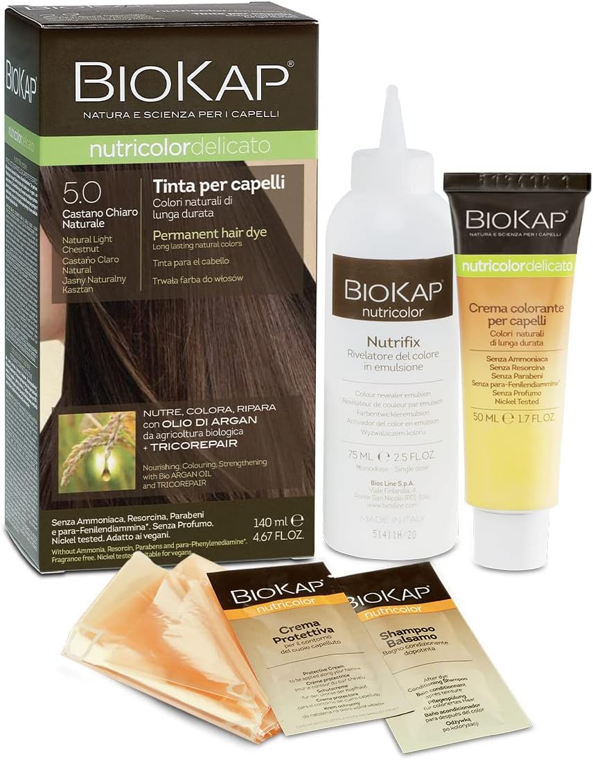 Biokap Nutricolor Delicato 5.0 Light Brown 140Ml