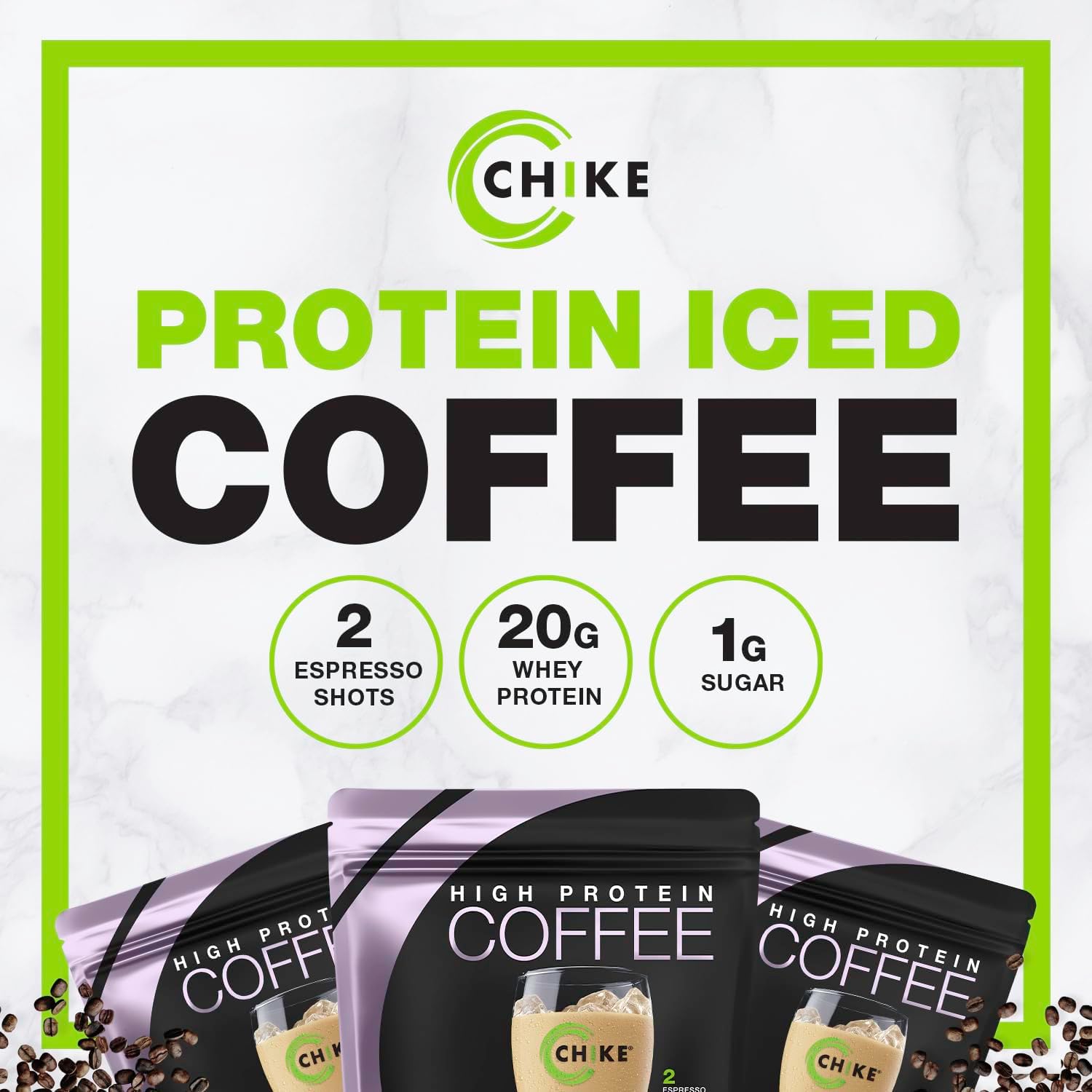 Chike Sweet Cream High Protein Iced Coffee, 20 G Protein, 2 Shots Espresso, 2 G Sugar, Keto Friendly And Gluten Free, 14 Servings (17.8Ounce)