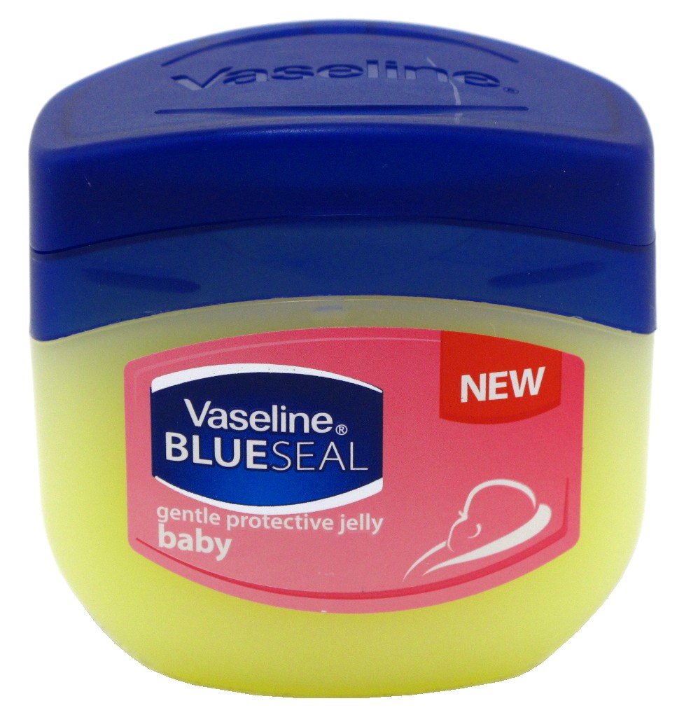 Vaseline Petroleum Jelly Blue Seal Baby 3.4 Ounce (12 Pieces) (100ml) : Baby