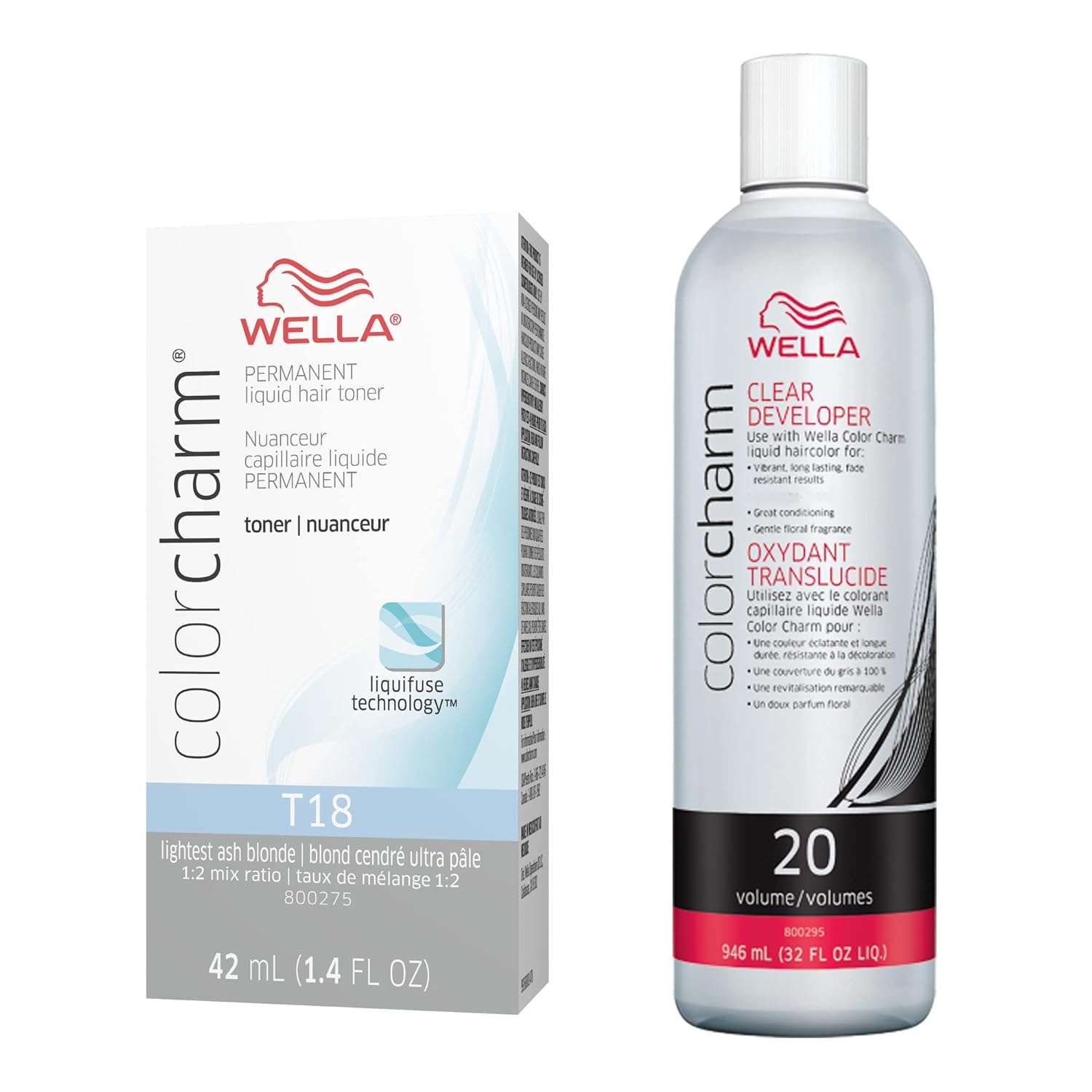 Colorcharm Liquid Hair Toner + 20 Vol. Developer