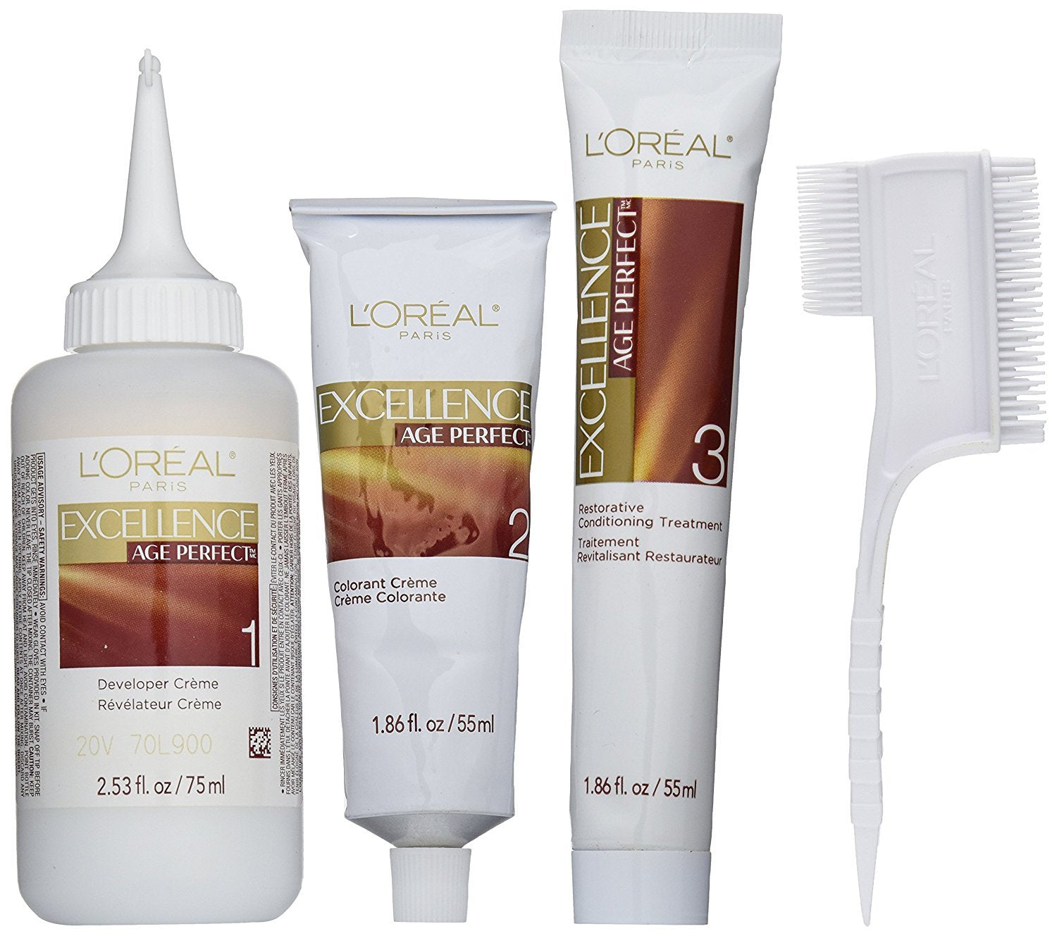 L'Oreal Paris Age Perfect Permanent Hair Color, 7G Dark Natural Golden Blonde, 1 kit : Beauty & Personal Care