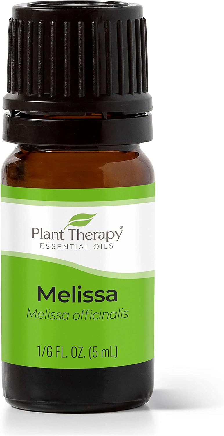 Plant Therapy Melissa Essential Oil 5 Ml (1/6 Oz) 100% Pure, Undiluted, Therapeutic Grade