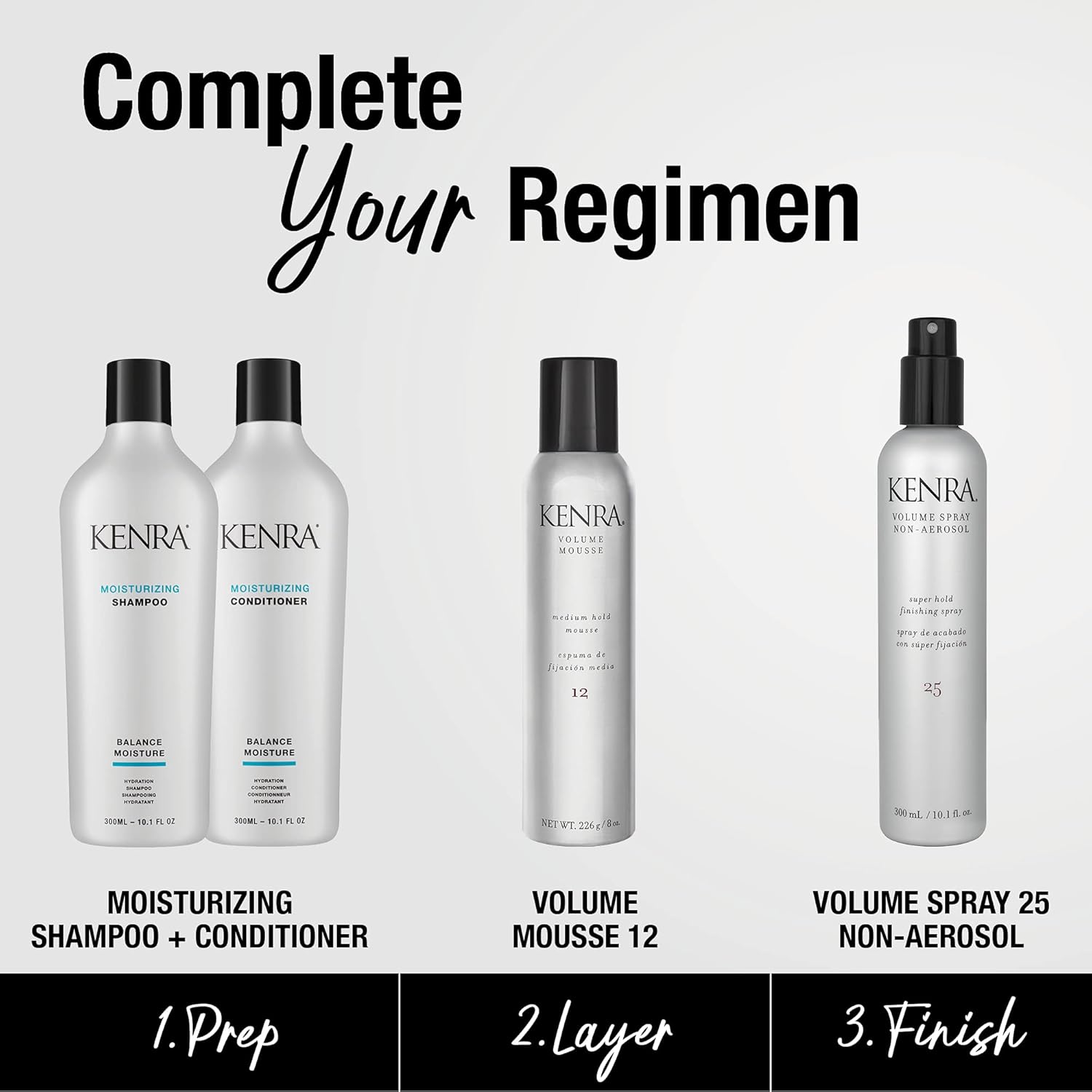 Kenra Volume Spray Non Aerosol 25 | Super Hold Finishing Spray | High Humidity Resistance | Flake-Free and Fast-Drying | All Hair Types | 10.1 fl. oz : Beauty & Personal Care