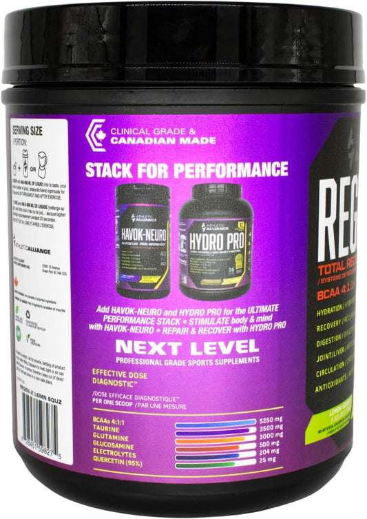 Athletic Alliance Regen-X 627Gr 33 Servings Bcaa 4:1:1 + The Total Recovery Solution (Lemon Squeeze)