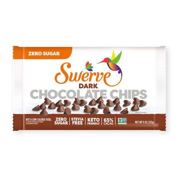 Swerve Chocolate Chips - Semi Sweet 9Oz Bag (Pack Of 3)