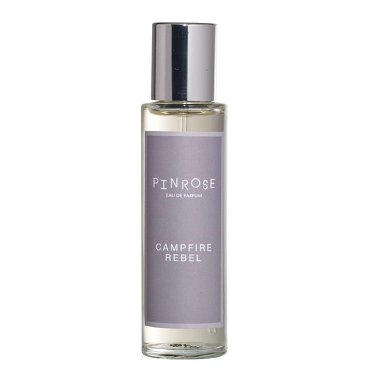 Pinrose Perfumes Campfire Rebel - Eau De Parfum Unisex Fragrance Spray - Clean, Vegan, Cruelty-Free, And Hypoallergenic Scent With Essential Oils - Notes Of Whiskey, Burning Oud Wood, Bourbon Vanilla, Raspberry And Vetiver - 1 Fl Oz/30 Ml
