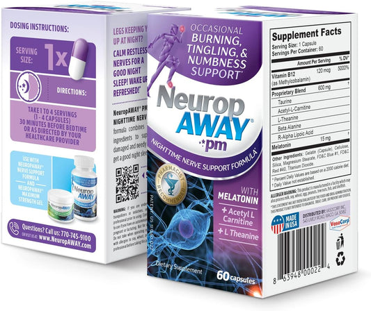 Neuropaway Nerve Support Pm | 60 Capsules