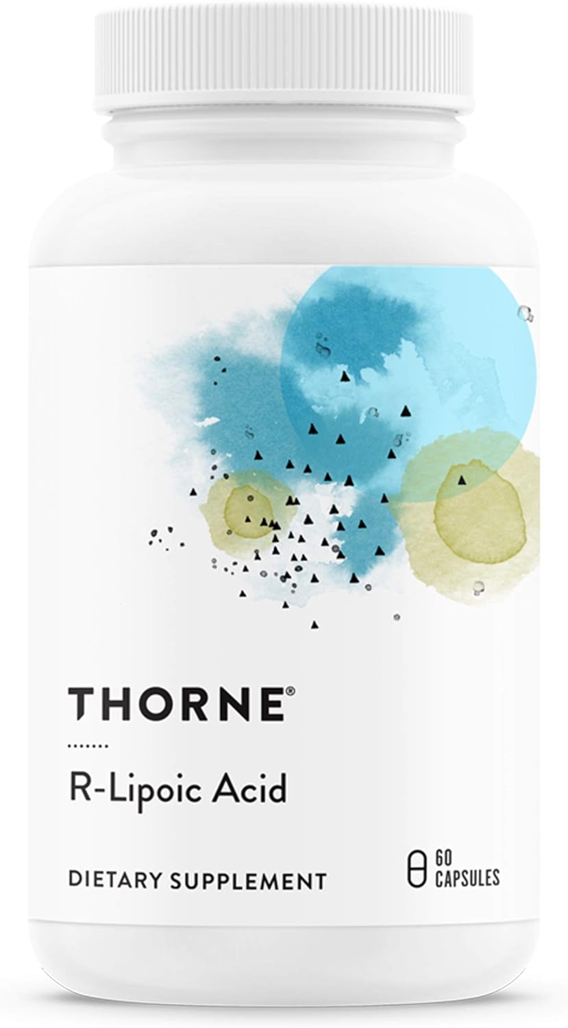 Thorne R-Lipoic Acid - Alpha-Lipoic Acid (Ala) For Antioxidant Support - 60 Capsules