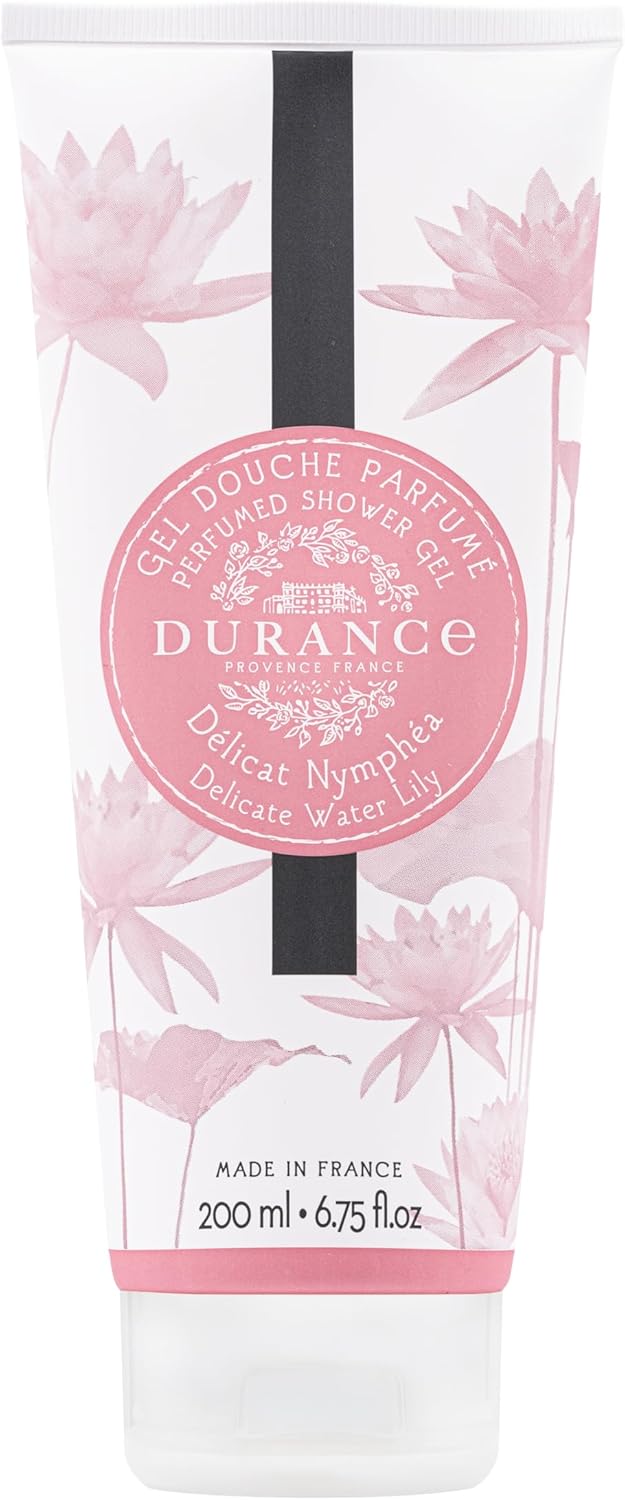 Durance Les Eternelles Natural Shower Gel For Women (200Ml) Delicate Water Lily Fragrance - Women'S Body Wash | Nourishes, Gently Cleanses, Hydrates & Softens Skin