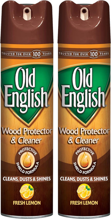 Old English Furniture Polish Spray, Lemon 12.50 oz (Pack of 2)