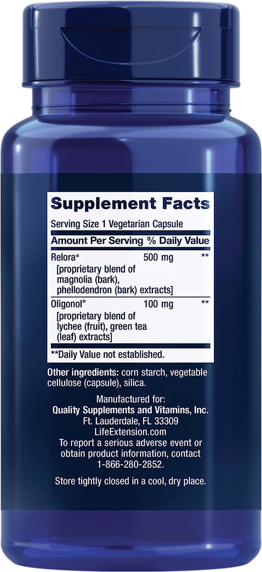 Life Extension Cortisol-Stress Balance - Plant Extracts With Green Tea Extract To Support Already-Healthy Levels Of Stress Hormone Cortisol - Non-Gmo, Gluten-Free  30 Vegetarian Capsules