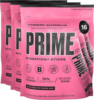 PRIME HYDRATION+ Sticks STRAWBERRY WATERMELON | Hydration Powder Singl