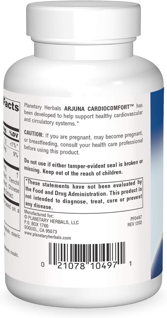 Planetary Herbals Arjuna CardioComfort 120 Tabs