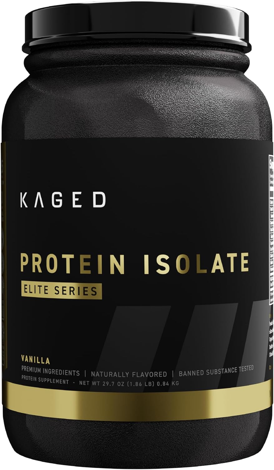 Kaged Protein Powder Elite: 100% Isolate Blend Whey, Casein, And Milk Protein Blend For Recovery And Muscle Building | Vanilla | 2Lbs