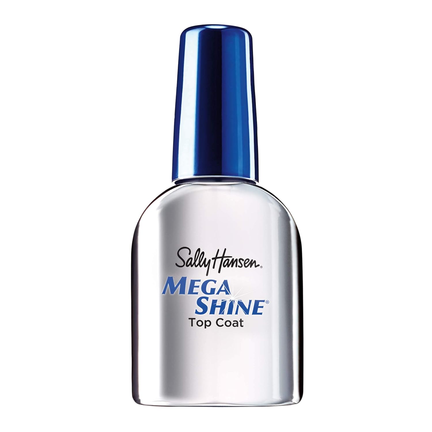 Sally Hansen Mega Shine Treatment Top Coat Clear 13.3 ml : Nail Polish : Beauty & Personal Care