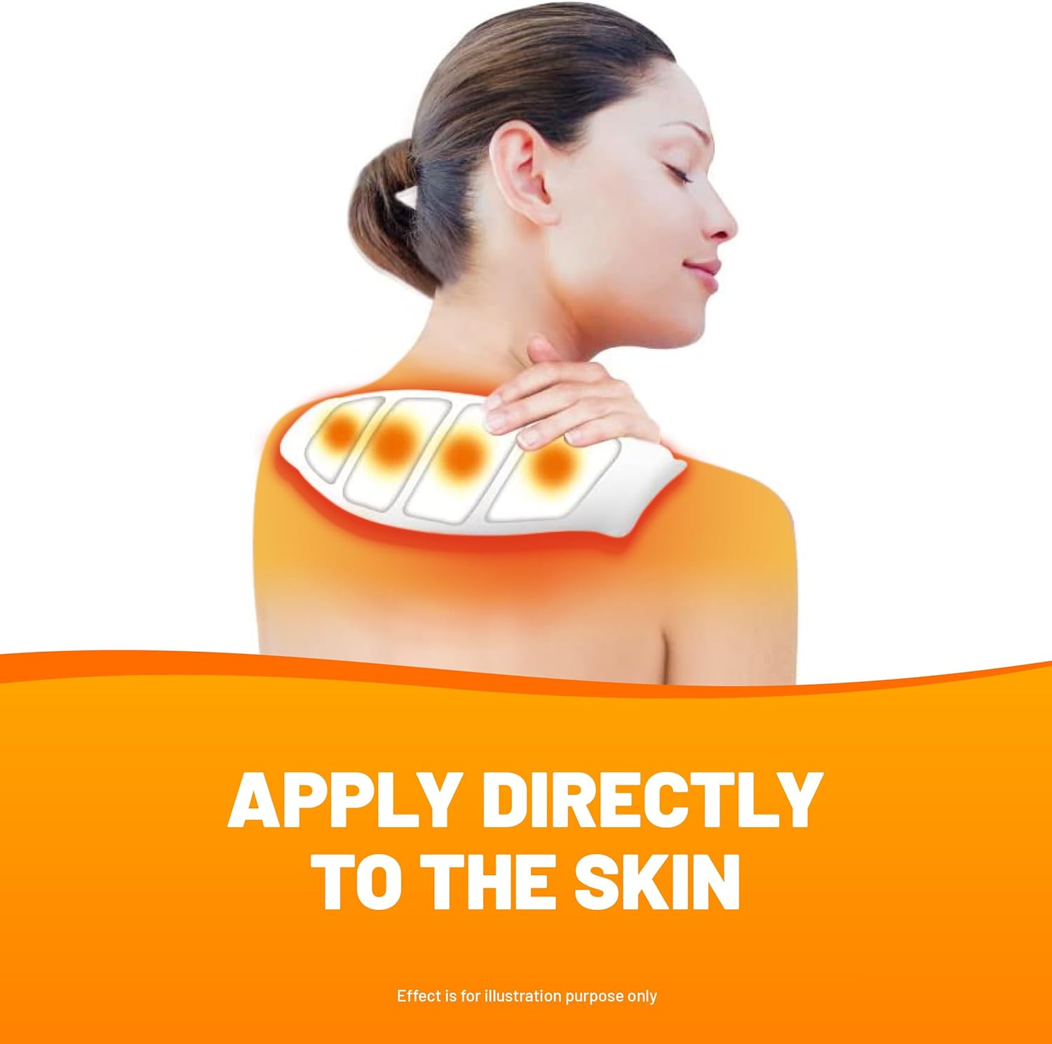 Cura-Heat Neck and Shoulder Pain Direct-to-Skin 3 patches : Amazon.co.uk: Health & Personal Care
