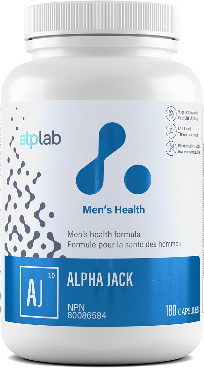 ATP LAB | Alpha Jack 180 caps | A synergistic Combination of efficiently-dosed, Research-Backed, Ingredients Aimed at optimizing Male Health