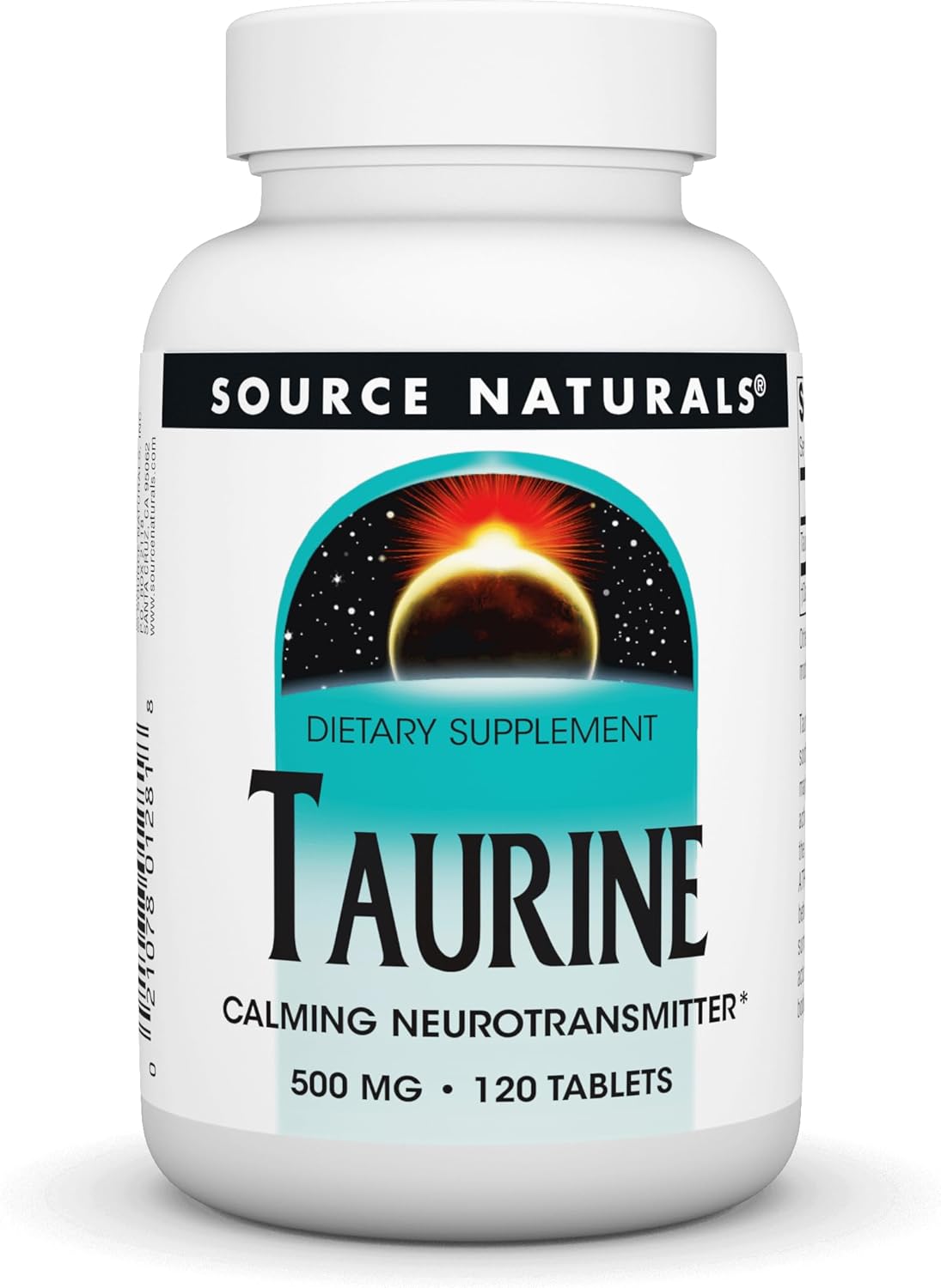 Source Naturals Taurine Calming Neurotransmitter* 500 Mg Tabs, 120 Ct