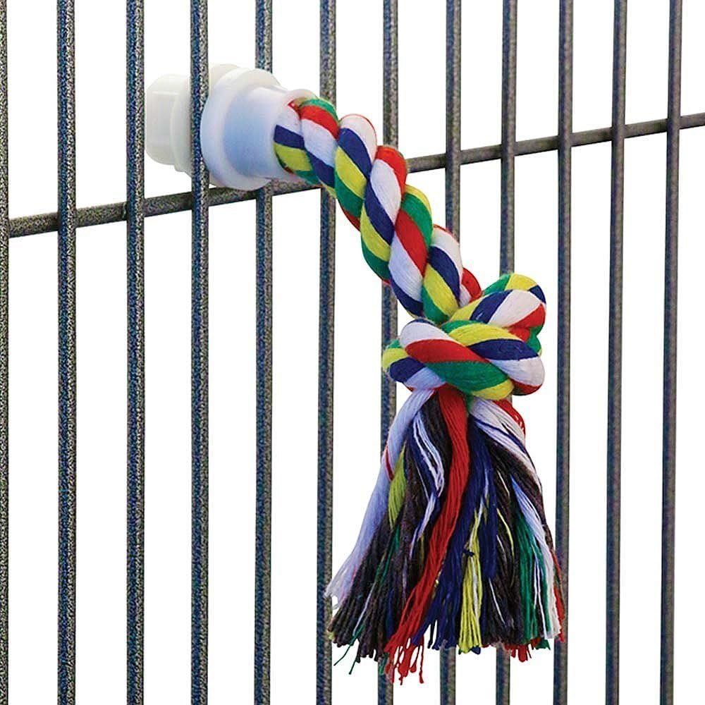 Cotton Rope Parrot Preening Toy - Medium