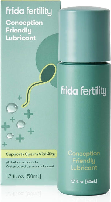 Frida Fertility Lubricant | Conception-Friendly Water Based Lube For Adult Couples, Vaginal Lubricant, Sperm-Safe & Ph Balance Personal Lubricant, Naturally Hydrating And Non-Sticky | 1.7 Fl Oz