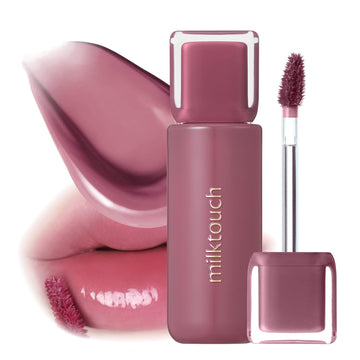 Milktouch Jelly Lip Glow Tint - Hydrating Lip Gloss With Long-Lasting Moisture, Lip Stain, Lightweight, Radiant Shine, Perfect For Daily Use, Valentines Gifts, Korean Lip Oil (09 Pine Mauve)