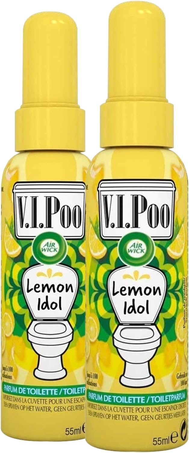 Air Wick VIP Pre-Poop Spray, Lemon Idol,1.85 Fl Oz (Pack of 2)