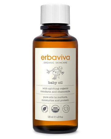 Erbaviva Baby Oil, 4 Fl Oz