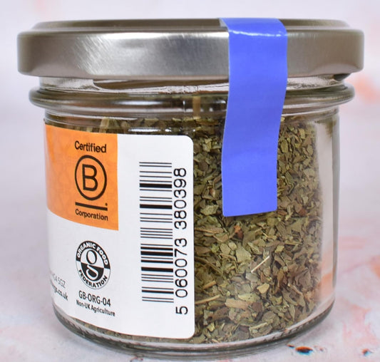 Steenbergs Organic Basil Dried Herb Standard Jar - 14G