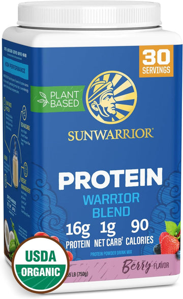 Sunwarrior Vegan Organic Protein Powder Plant-Based | BCAA Amino Acids