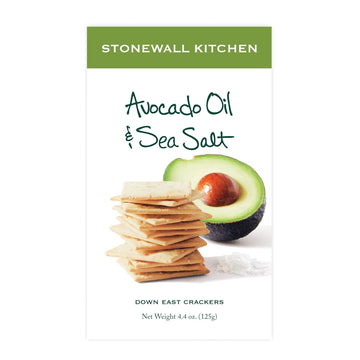 Stonewall Kitchen Avocado Oil & Sea Salt Cracker, 4.4 ounces