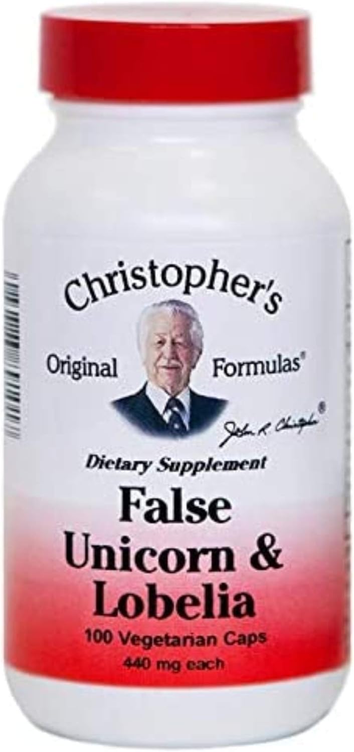 Dr. CHRISTOPHER'S, Cleanse False Unicorn and Lobelia - 100 vegicaps