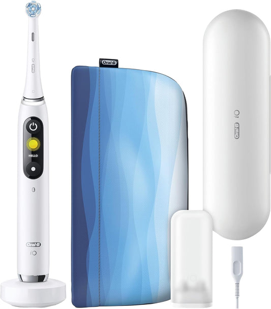 Oral-B Io9 Electric Toothbrushes For Adults, App Connected Handle, 1 Toothbrush Head, Charging Travel Case, 7 Modes, Teeth Whitening, 2 Pin Uk Plug, Special Edition