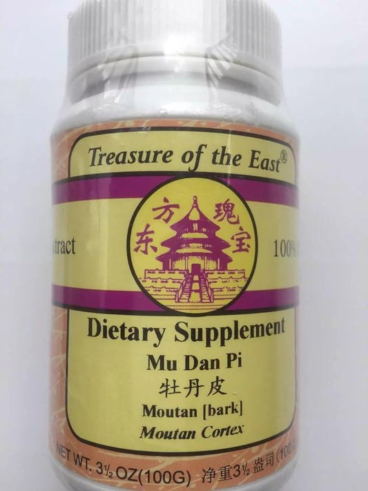 Treasure of The East, Moutan Bark - Mu Dan Pi (5:1 Concentrated Herbal Extract Granules, 100g) : Health & Household