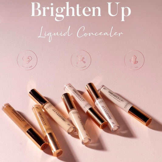 Brighten Up Under Eye Concealer From Sculpted By Aimee (Golden) - 7Ml Light Coverage Mineral Liquid Makeup Concealer For Hydrating Delicate Skin & Dark Circles With Niacinamide And Hyaluronic Acid