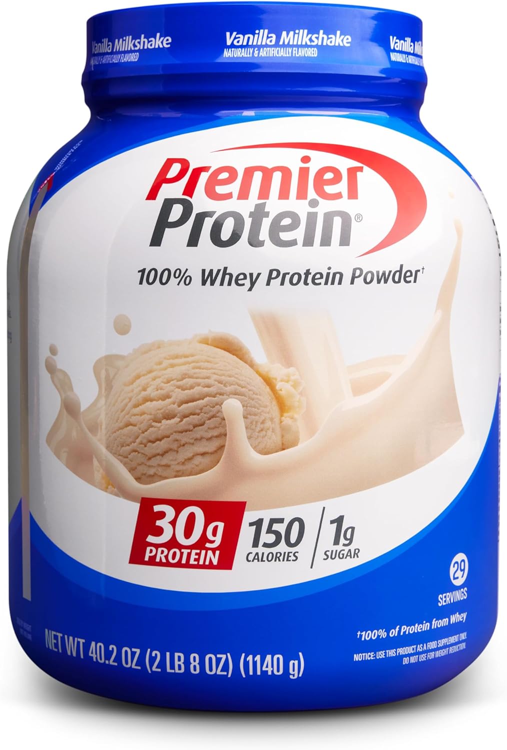Premier Protein Indulgence Protein Powder, 30G Protein, 3G Sugar, Salted Caramel Truffle, 17 Servings