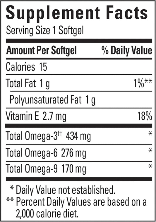 Nature Made Triple Omega 3-6-9, 60 Softgels, Omega Supplement For Heart Health (Pack of 3)