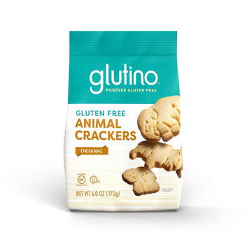 Glutino Gluten Free Animal Crackers, Crunchy And Sweet, Original Flavor, 6 Oz