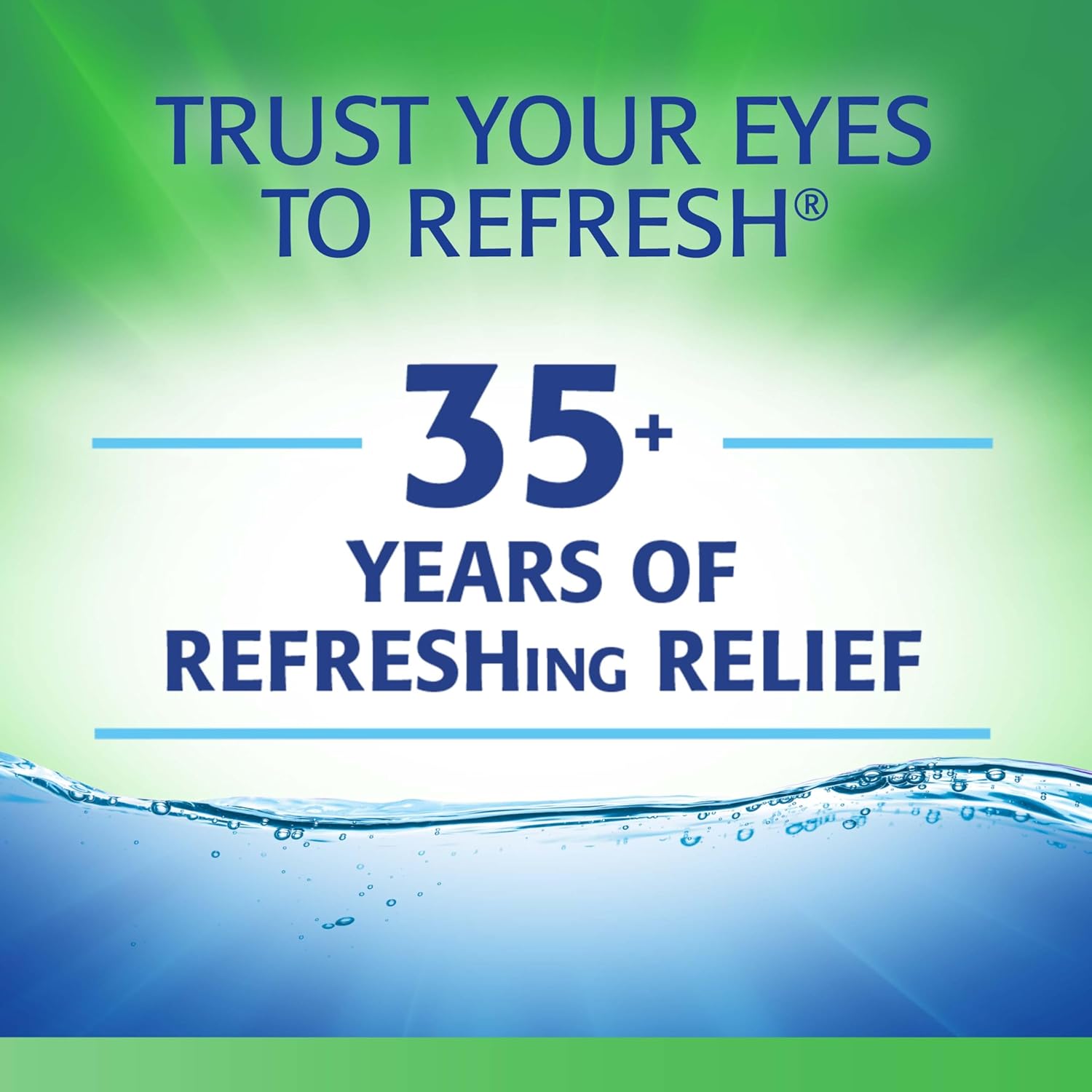 Refresh Plus Lubricant Eye Drops, Preservative-Free, 0.01 Fl Oz Single-Use Containers, 50 Count, Packaging May Vary : Health & Household