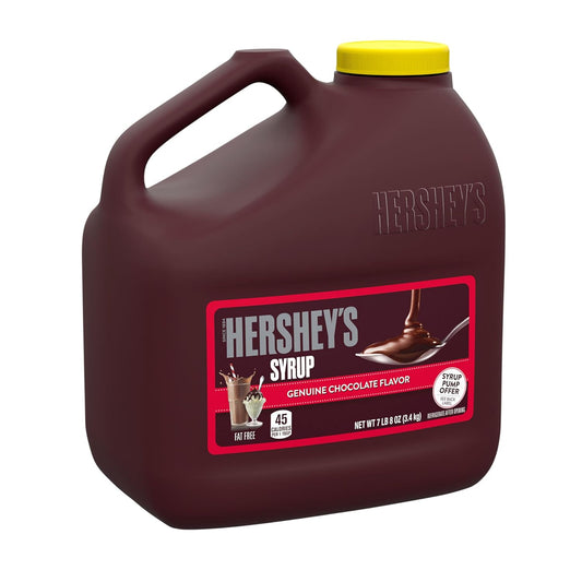 Hershey'S Chocolate Flavored Syrup Bulk Jug, 7 Lb 8 Oz