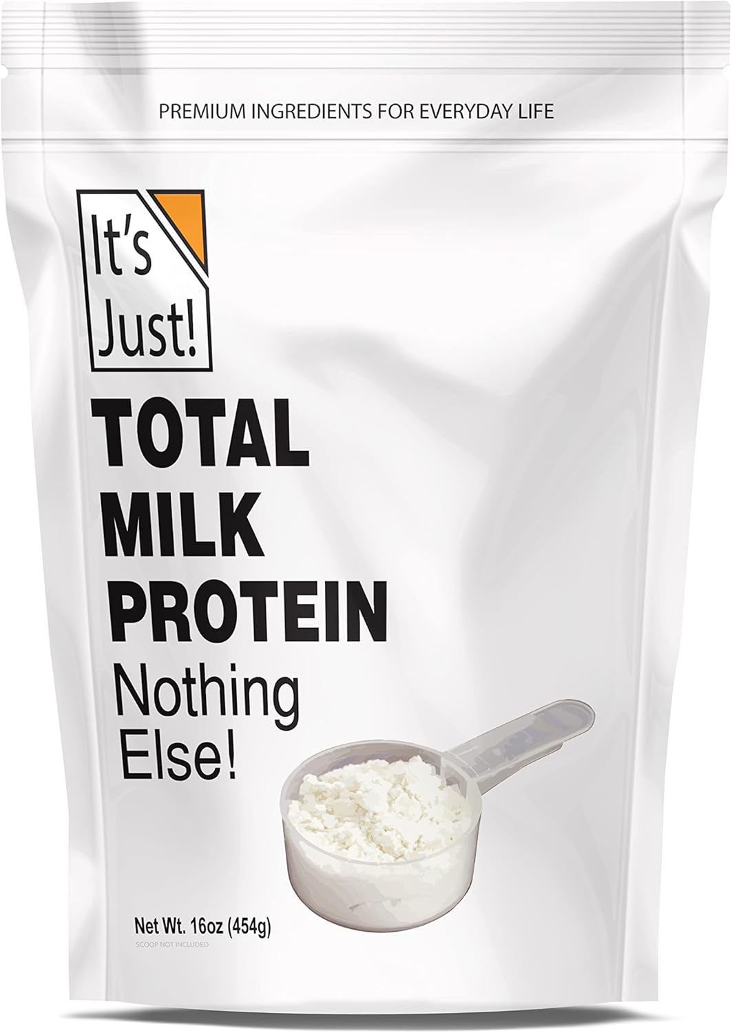 It'S Just! - Milk Protein Concentrate, Contains 80% Casein / 20% Whey, No Added Sugar (1 Pound (Pack Of 1), Unflavored)