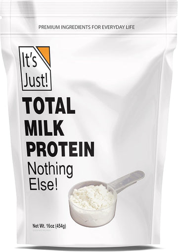 It'S Just! - Milk Protein Concentrate, Contains 80% Casein / 20% Whey, No Added Sugar (1 Pound (Pack Of 1), Unflavored)