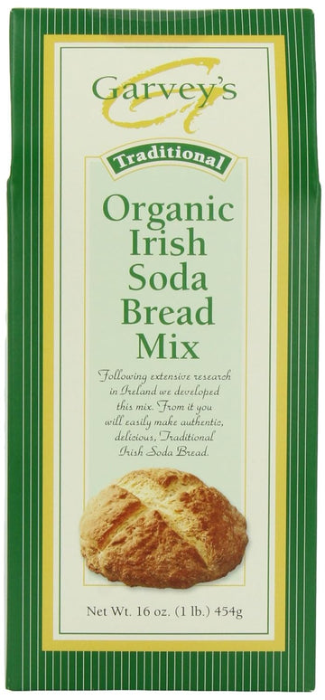 Garvey's Organic Traditional Irish Soda Bread Mix, 16-Ounce Box (Pack of 5)