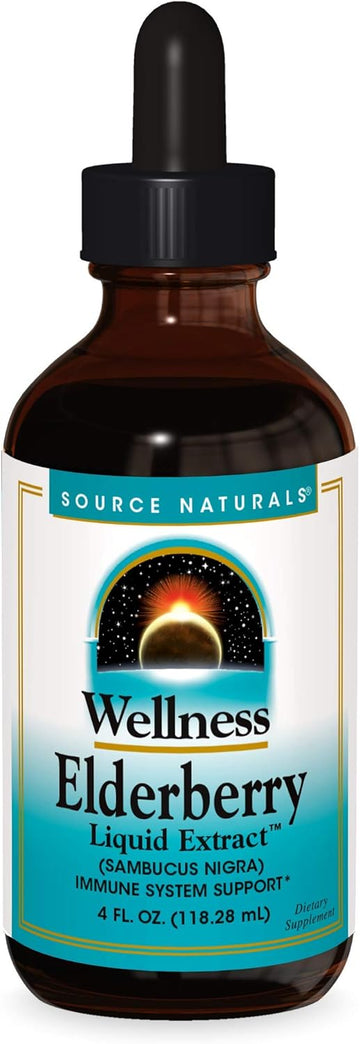 Source Naturals Wellness Elderberry Liq Extract For Immune System Support - Sambucus Nigra - 4