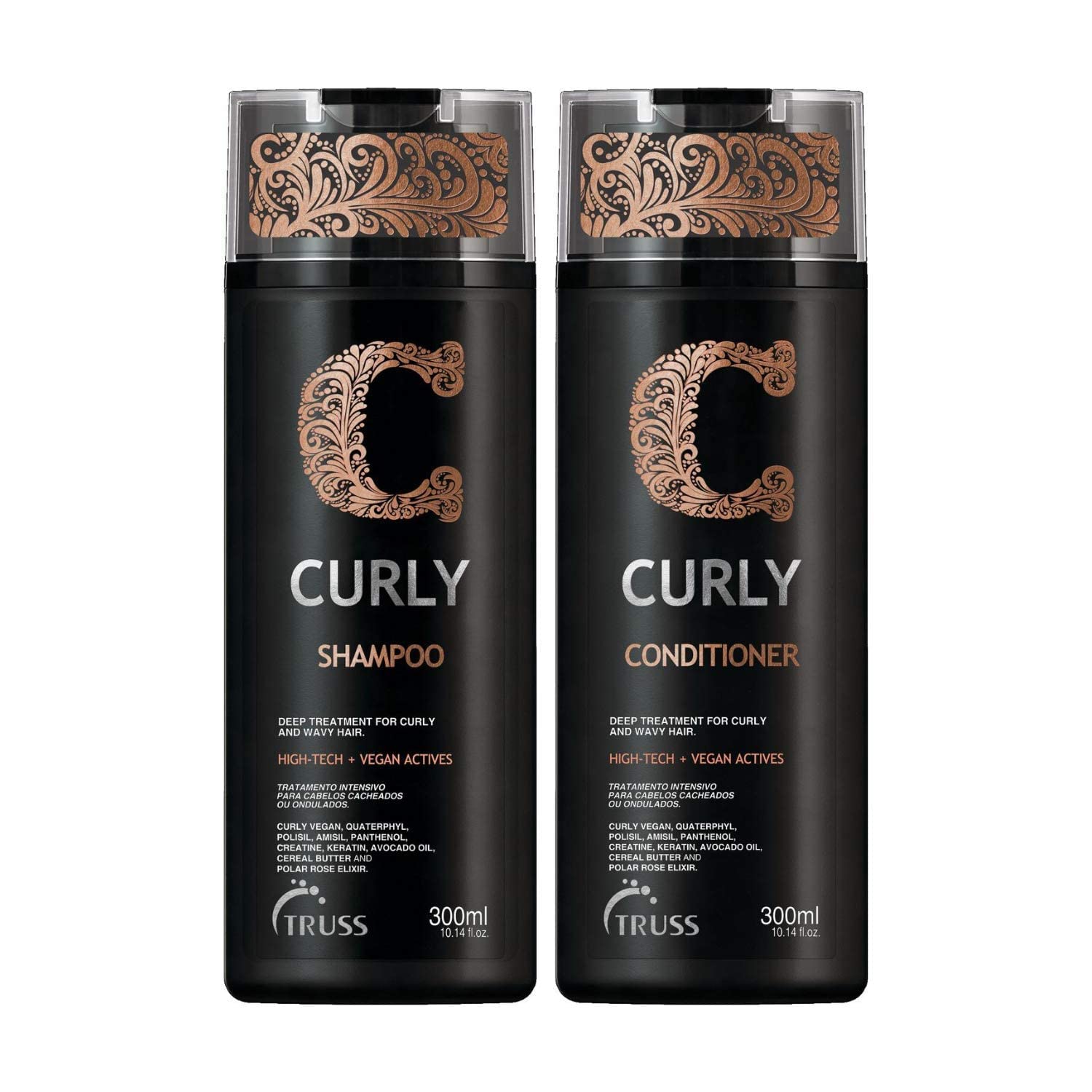 Truss Curly Shampoo And Conditioner Set Bundle