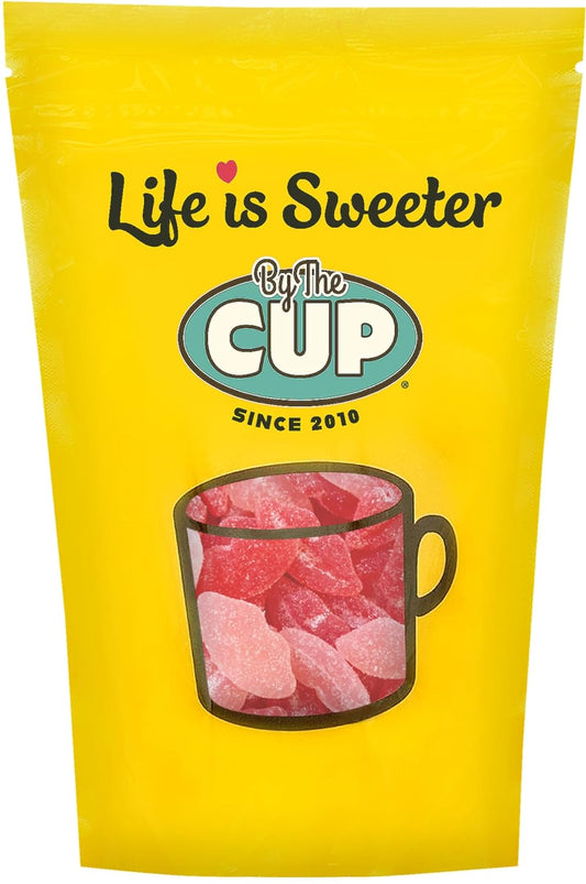 By The Cup Sour Pucker-up Gummy Lips, 1 Lb