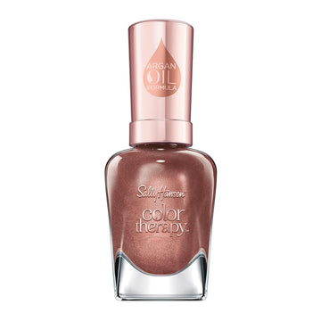 Sally Hansen Color Therapy Nail Polish, Raisin The Bar, Argan Oil Formula, 5 Oz, Nail Polish, Color Nail Polish, Nail Strengthener, Strong Nails, Nail Treatment, Growth Treatment